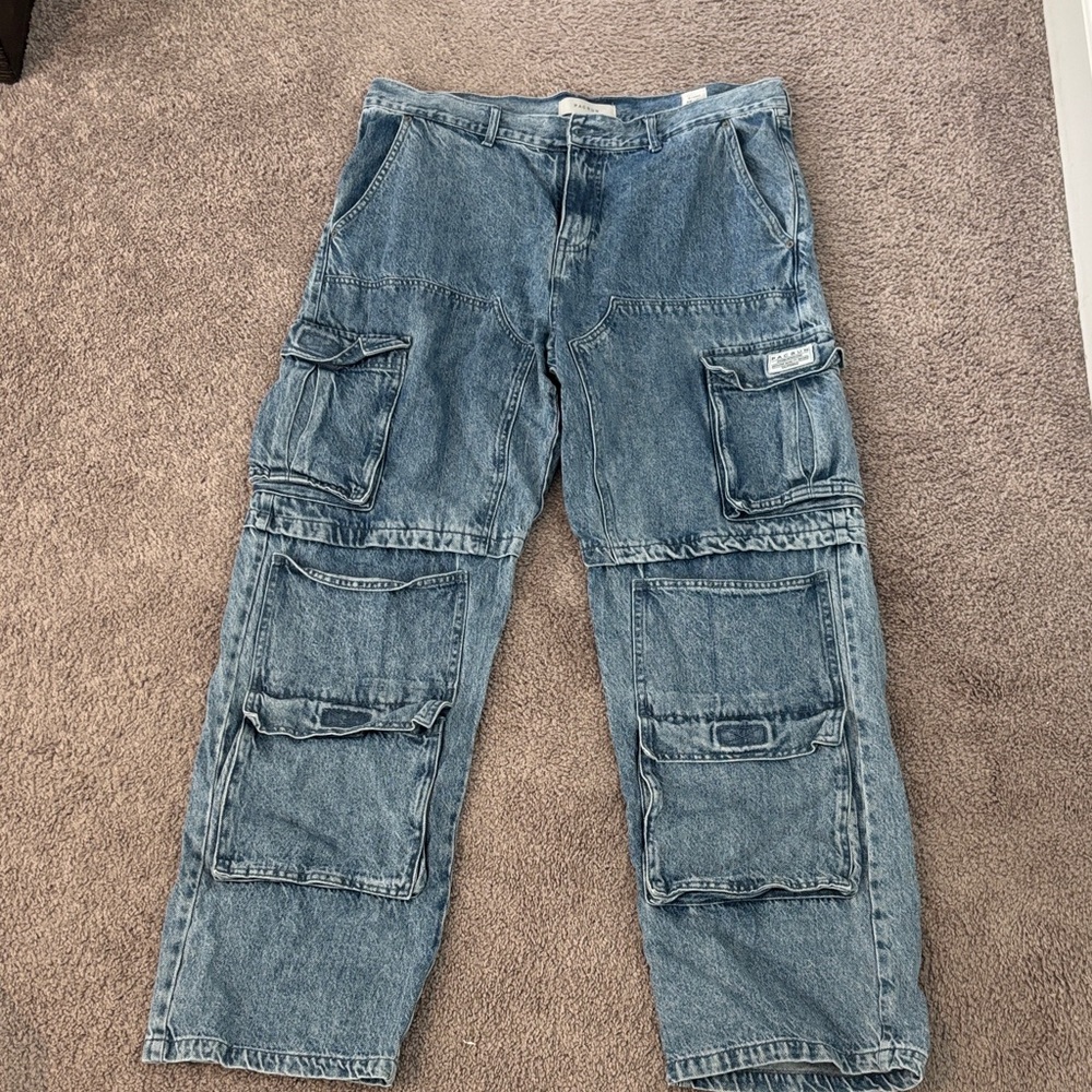 PacSun Denim Cargo Pants for Men